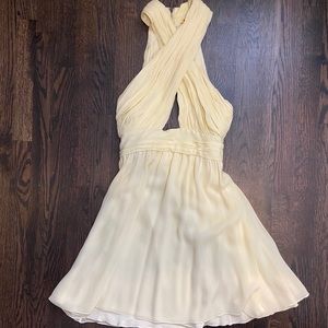 Alice + Olivia Martine Keyhole Front Limon Dress